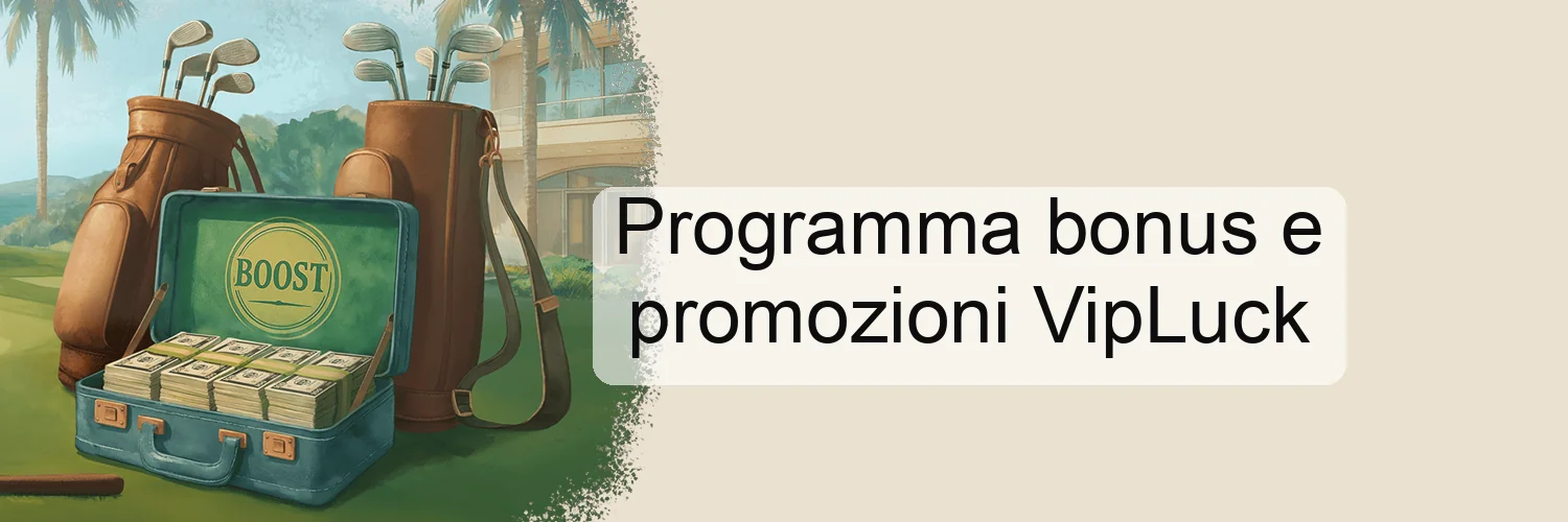 Programma bonus e promozioni VipLuck Programma bonus e promozioni VipLuck